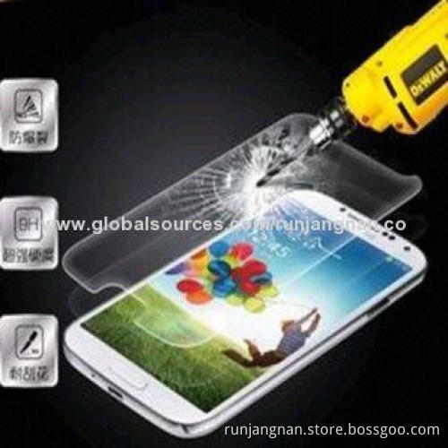 9H tempered glass screen protector for Samsung, protection from breaking and scratches